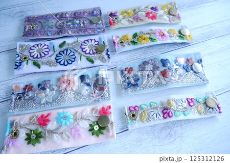 インド刺繡 インド刺繡 125312126