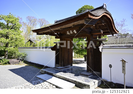 有楽苑（愛知県犬山市）にある唐門「岩栖門」 125312921