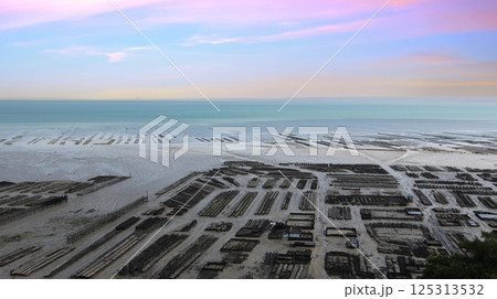 oyster farm in Cancale, brittany, france 125313532
