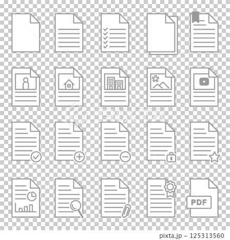書類 ドキュメント インフォグラフィック セット データ グレー 書類 ドキュメント インフォグラフィック セット データ グレー 125313560