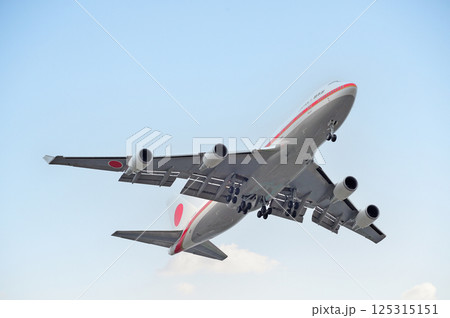 航空自衛隊　政府専用機　新千歳空港　B747-400　20-1101　B20-1102 125315151
