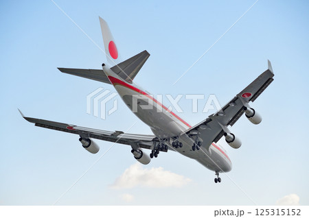 航空自衛隊　政府専用機　新千歳空港　B747-400　20-1101　B20-1102 125315152
