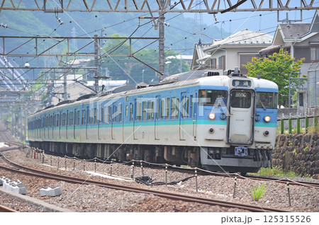 中央本線　上野原　JR東日本　115系　C6編成（長野） 125315526
