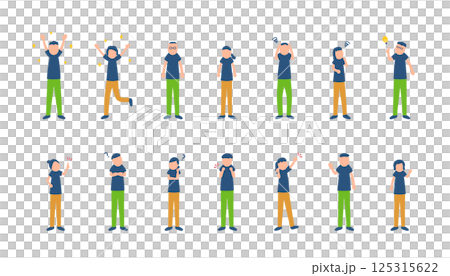 介護職員のイラストセット 125315622