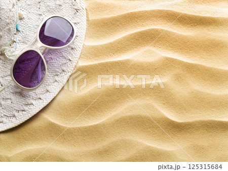 closeup of sand pattern 125315684