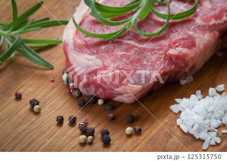 A steak on a cutting board A steak on a cutting board 125315750