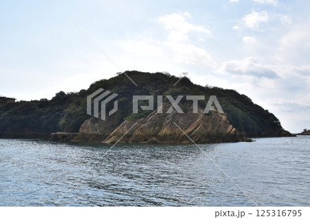 春の仙酔島の風景　広島 125316795
