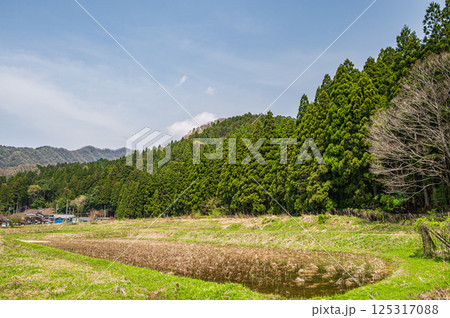 滋賀県湖北地方農村風景　長浜市 125317088