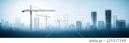 モダンな都市開発現場 125317149