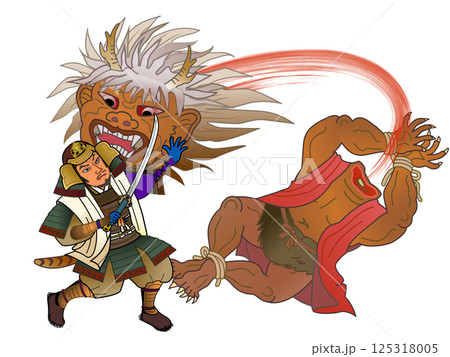 源頼光と酒呑童子 125318005