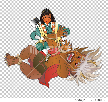 坂田金時與酒吞童子 125318007