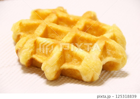 おいしそうなベルギーワッフル おいしそうなベルギーワッフル 125318839