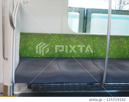 山手線の車内（シート） 125319182