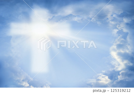 Bright light from cloudy sky Bright light from cloudy sky 125319212