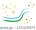 光り輝く背景素材① 125320973