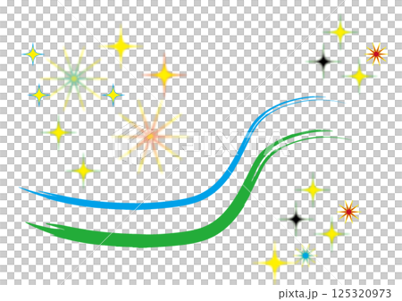 Shining background material ① 125320973