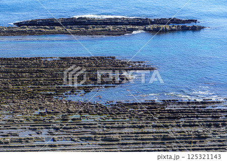 日南海岸　鬼の洗濯板　波状岩　宮崎 125321143