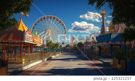 広大な遊園地 125321257