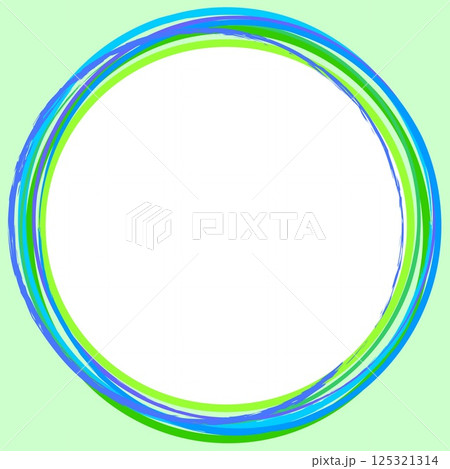 フレーム　輪　ホワイトスペース 125321314
