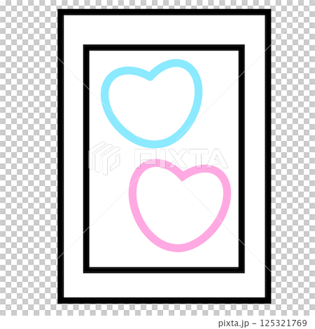 Three-color welcome board icon Three-color welcome board icon 125321769