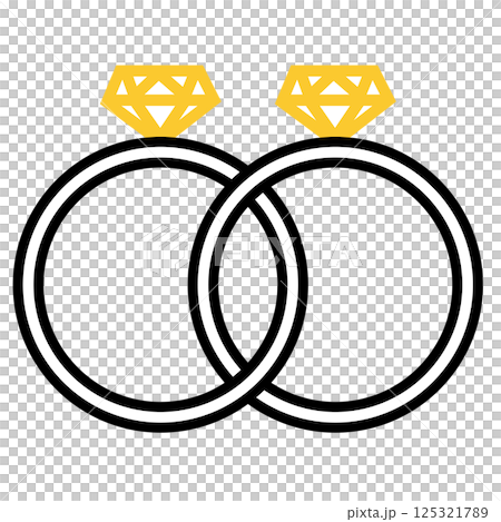 雙色交叉環圖標 125321789