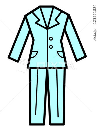 青のタキシードのアイコン 125321824