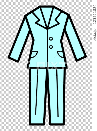 青のタキシードのアイコン 125321824