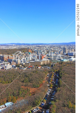 快晴の名古屋市、星ヶ丘周辺の風景 125322140