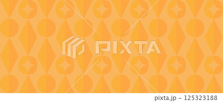 Orange and yellow geometric pattern Orange and yellow geometric pattern 125323188