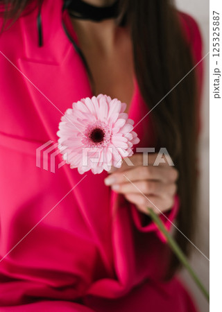 Pink Flower As Feminine Detail Pink Flower As Feminine Detail 125325887