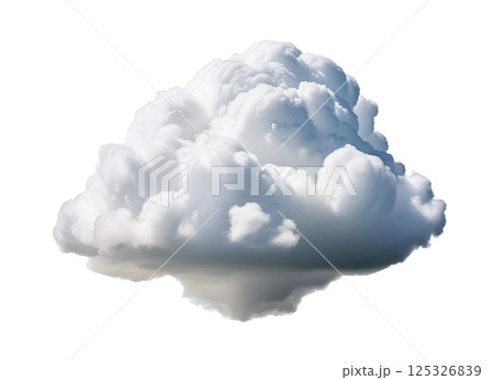 Brilliant White Cumulus Cloud Formation 125326839