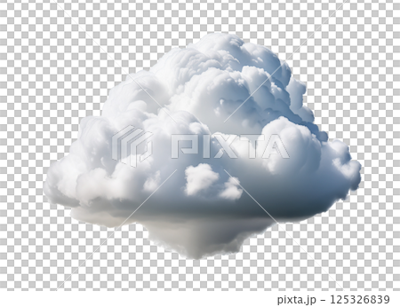 Brilliant White Cumulus Cloud Formation 125326839