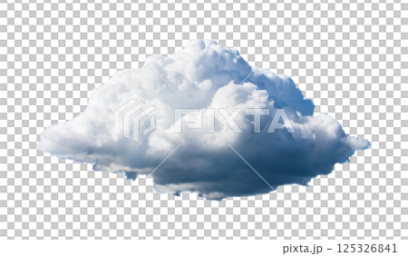 Luminous Cumulus Cloud with Shaded Base 125326841