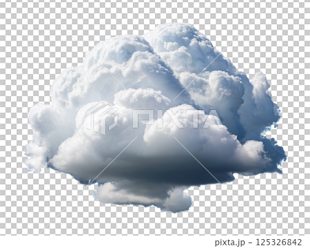 Majestic Cumulus Cloud with Varied Texture 125326842