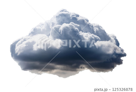 Bright Topped Cumulonimbus with Dark Base 125326878