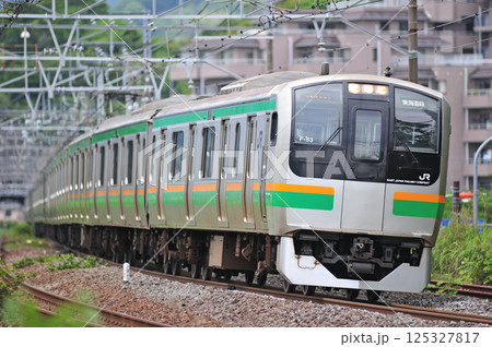東海道本線 真鶴 JR東日本 E217系 F-53編成(国府津) 東海道本線 真鶴 JR東日本 E217系 F-53編成(国府津) 125327817