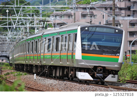 東海道本線 真鶴 JR東日本 E233系3000番台 E03編成(国府津) 東海道本線 真鶴 JR東日本 E233系3000番台 E03編成(国府津) 125327818