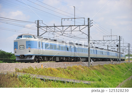 高崎線　岡部－本庄　JR東日本　183系　M50編成（豊田）　回送 125328230