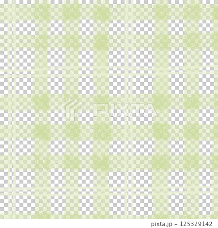 Sage Green Plaid Tartan Gingham Check Hand Drawn Background Pattern Overlay 125329142