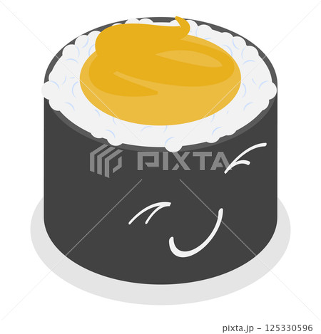 3D Isometric Flat Vector Set of Various Sushi, Rolls and Nigiri Funny Characters. Item 4 3D Isometric Flat Vector Set of Various Sushi, Rolls and Nigiri Funny Characters. Item 4 125330596