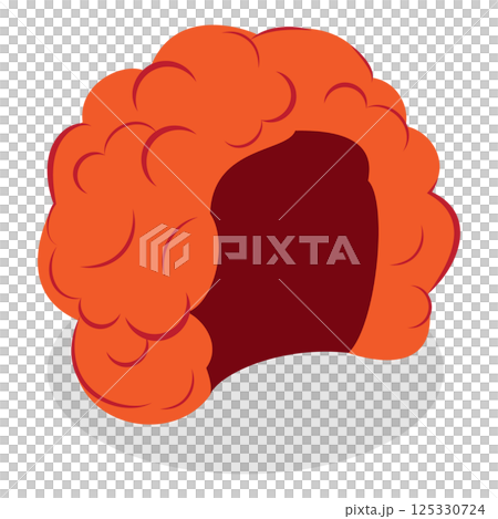 3D Isometric Flat  Set of Equipment For Sport Team Fans. Item 8 125330724