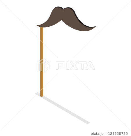 3D Isometric Flat Illustration of Mexican Fiesta Party Symbols. Item 5 3D Isometric Flat Illustration of Mexican Fiesta Party Symbols. Item 5 125330726