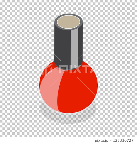 3D Isometric Flat Illustration of Manicure Procedure. Item 5 3D Isometric Flat Illustration of Manicure Procedure. Item 5 125330727