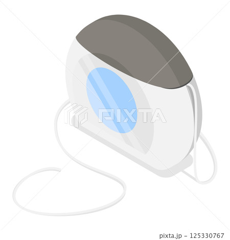 3D Isometric Flat Illustration of Tooth Cleaning Tools. Item 8 3D Isometric Flat Illustration of Tooth Cleaning Tools. Item 8 125330767