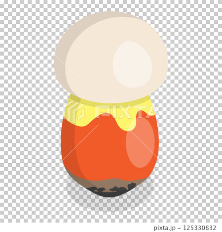 3D Isometric Flat  Set of Mushrooms. Item 4 125330832