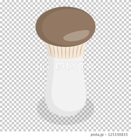 3D Isometric Flat  Set of Mushrooms. Item 10 125330833