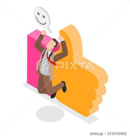 3D Isometric Flat Illustration of Quick And Easy. Item 1 3D Isometric Flat Illustration of Quick And Easy. Item 1 125330902