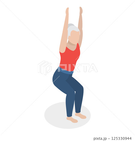 3D Isometric Flat Illustration of Chakra Systems. Item 4 3D Isometric Flat Illustration of Chakra Systems. Item 4 125330944