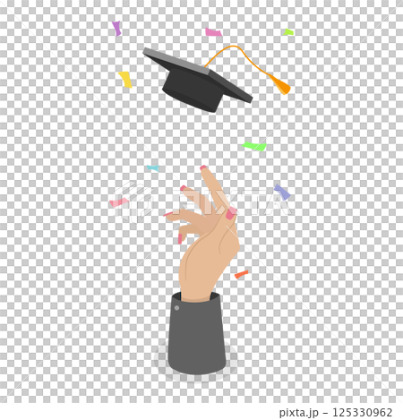 3D Isometric Flat Set of Graduate Students. Item 4 3D Isometric Flat Set of Graduate Students. Item 4 125330962