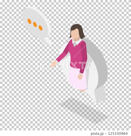 3D Isometric Flat Illustration of Business Discussion. Item 3 3D Isometric Flat Illustration of Business Discussion. Item 3 125330964